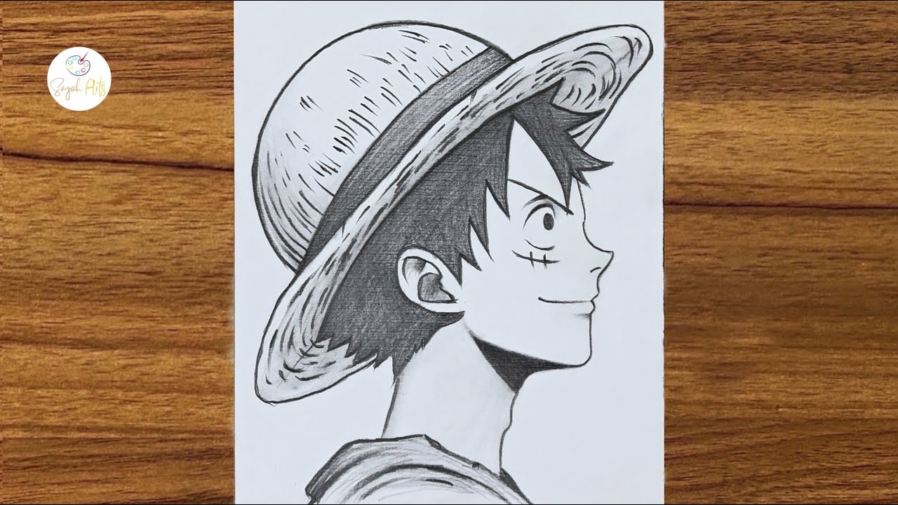 How to draw Monkey D. Luffy step by step || How to draw anime characters || Easy anime drawing