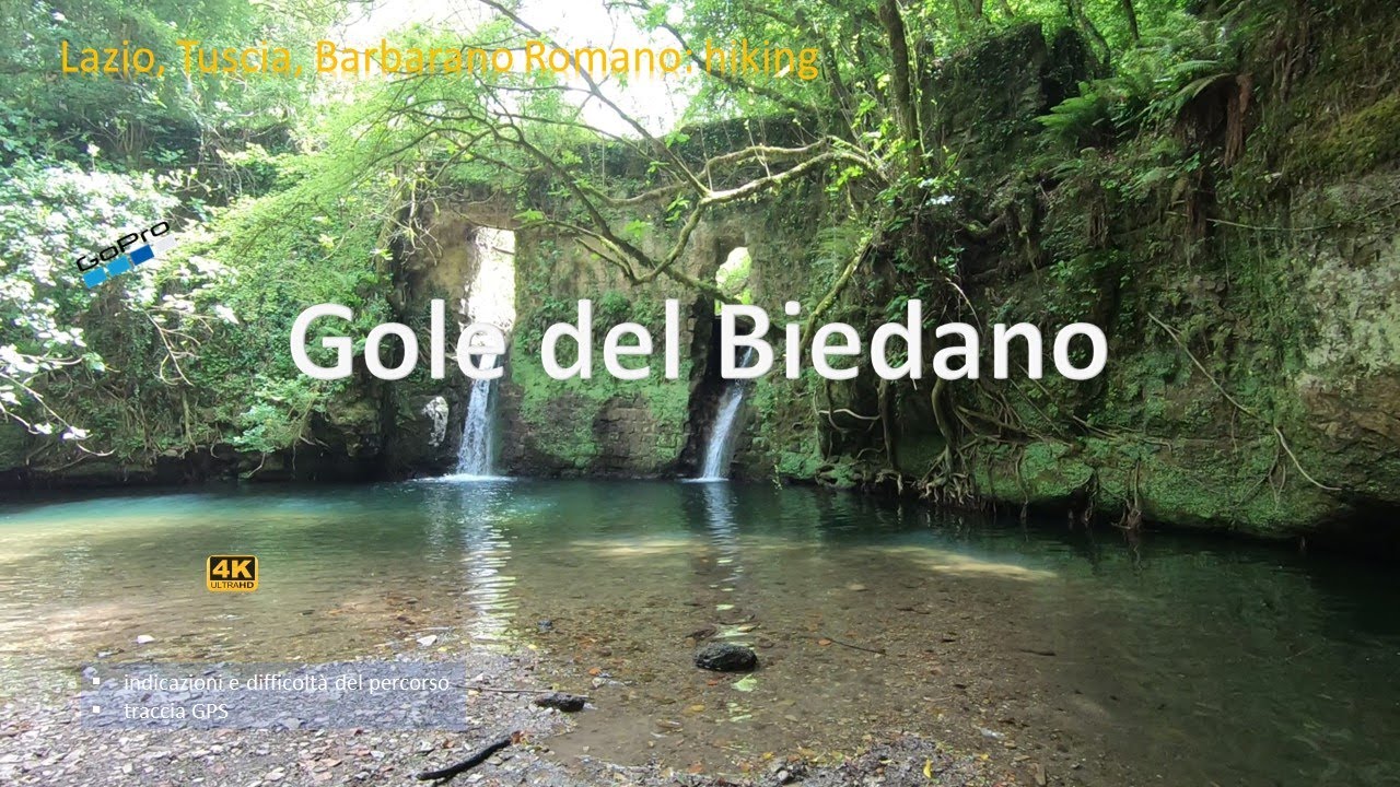 Gole del Biedano. Lazio, Tuscia, Barbarano Romano: hiking