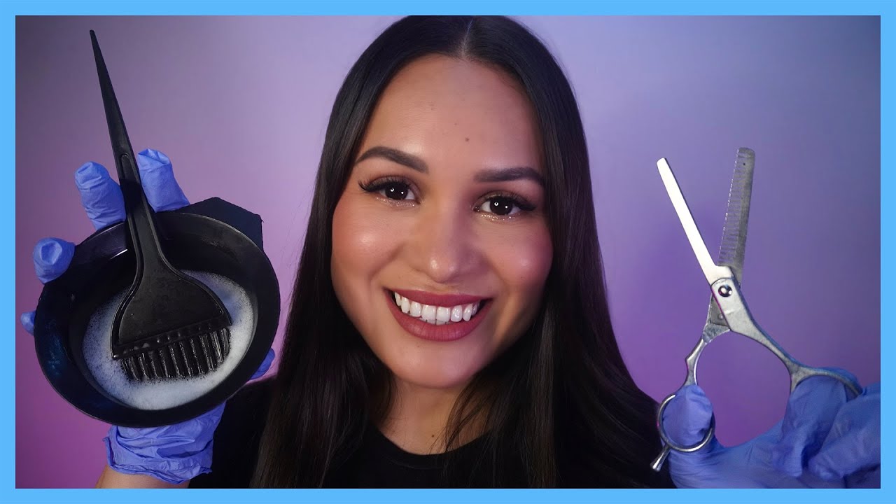 asmr tocando mucho tu cabello (cepillo, corte y tratamiento) | Soul ASMR