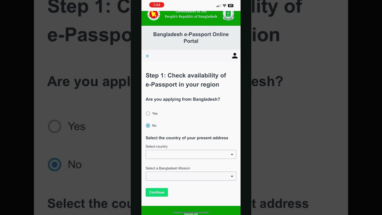 How to apply for E-Passport from uk.