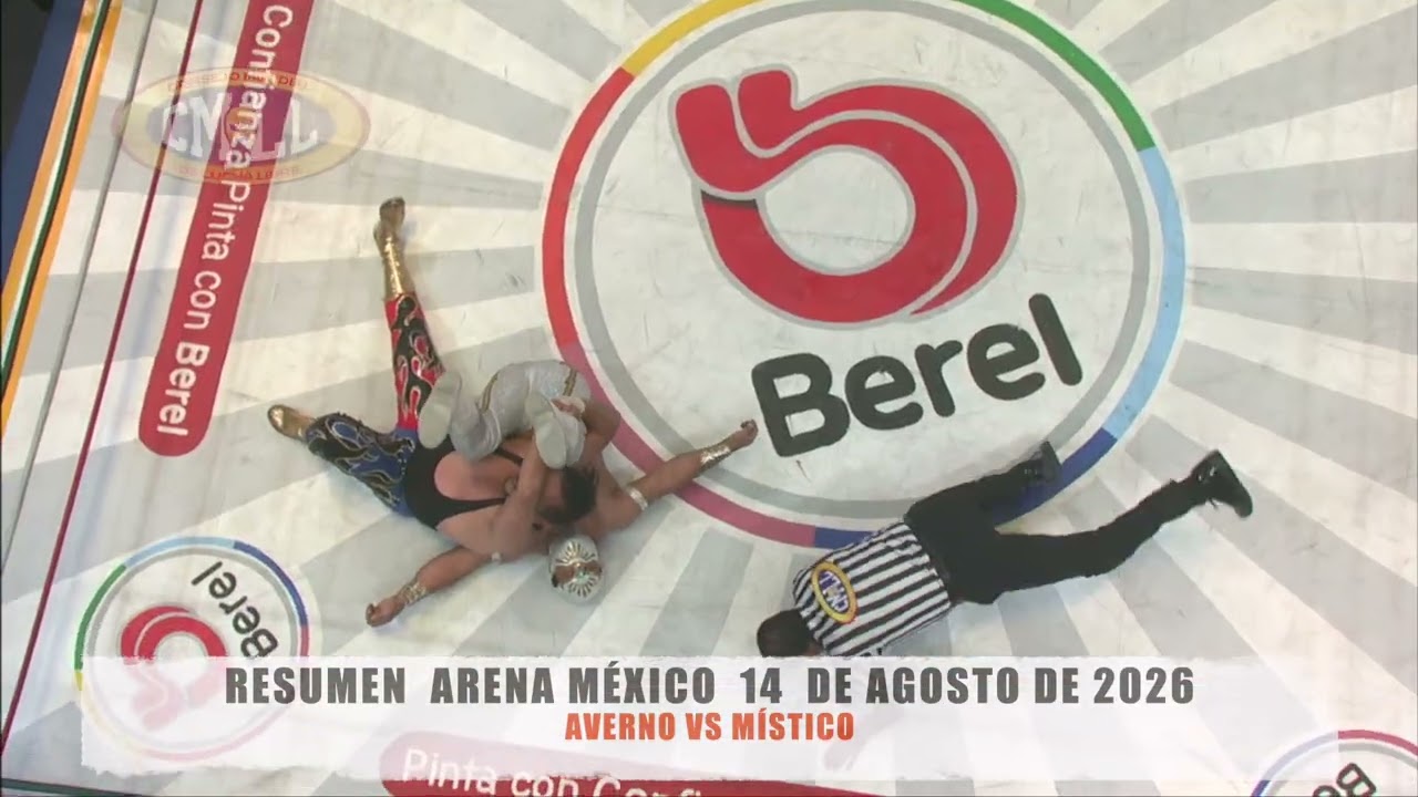 CMLL - MANO A MANO / AVERNO VS M&Iacute;STICO / ARENA M&Eacute;XICO / 14-08-26