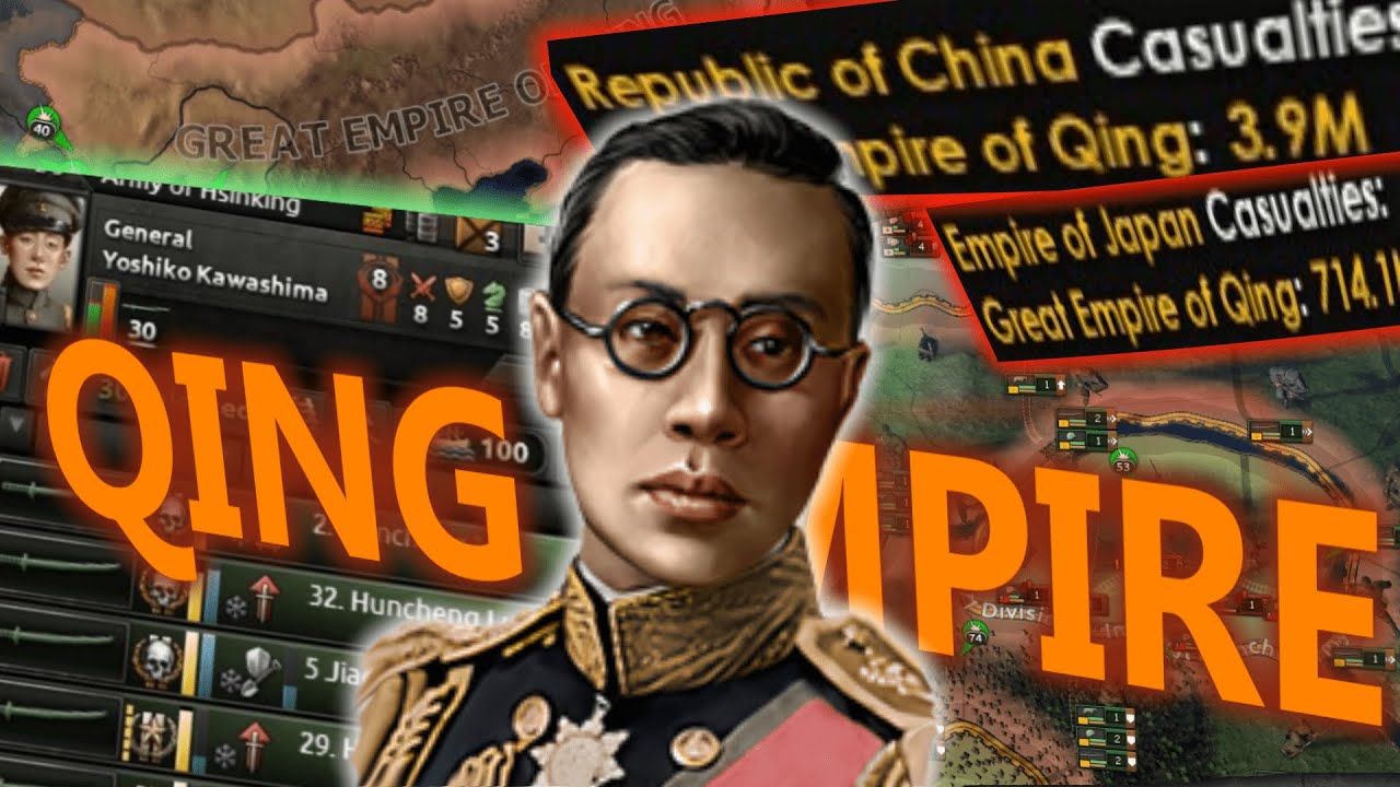 RETURN OF THE QING EMPIRE IN WW2?! - Empire of Manchuko in Hoi4 Hearts of Iron IV Road to 56