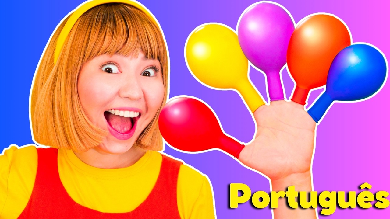 Fam&iacute;lia de Dedos de Bal&atilde;o | V&iacute;deos para Crian&ccedil;as | Coco Froco Portugu&ecirc;s