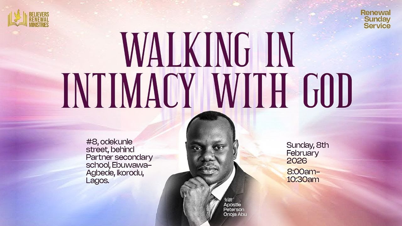 SUNDAY RENEWAL WORSHIP 08-02-2026