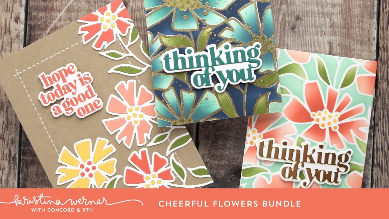 Cheerful Flowers Bundle by Kristina Werner