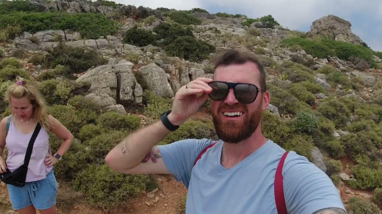 Kreta z dzieckiem 2022, Triopetra, Kalypso, Foinikas, las palmowy, Wodospad Kaurtalioti, czesc 2