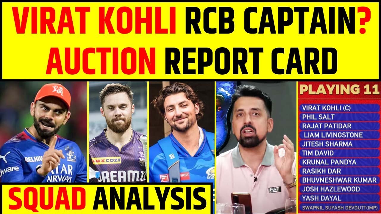 RCB FULL SQUAD ANALYSIS AFTER IPL 2025 MEGA AUCTION, RCB BEST PLAYING 11, IPL 2025