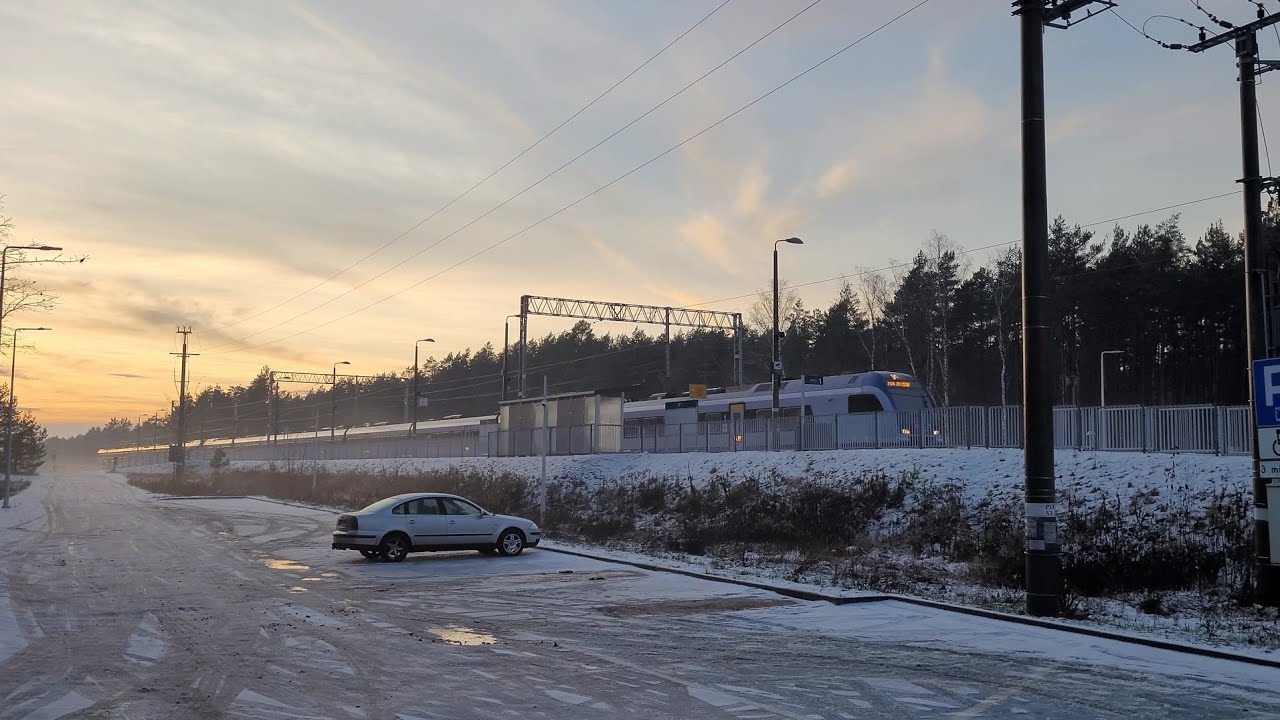4K60fps ❄️Piękne przeloty❄️ IC Nałkowska i IC Mickiewicz na lk 6. | Urle, 06.01.2024