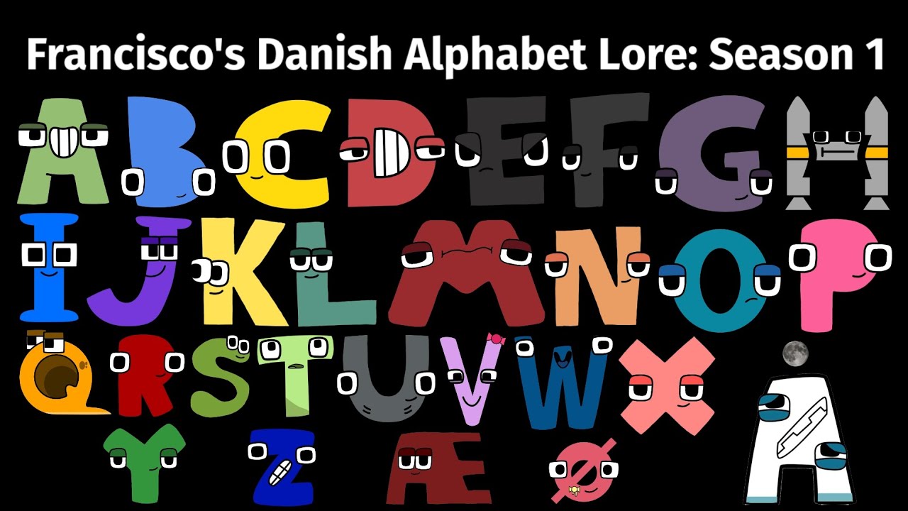 Francisco's Danish Alphabet Lore Season 1 - The Fully Completed Series | Francisco's World