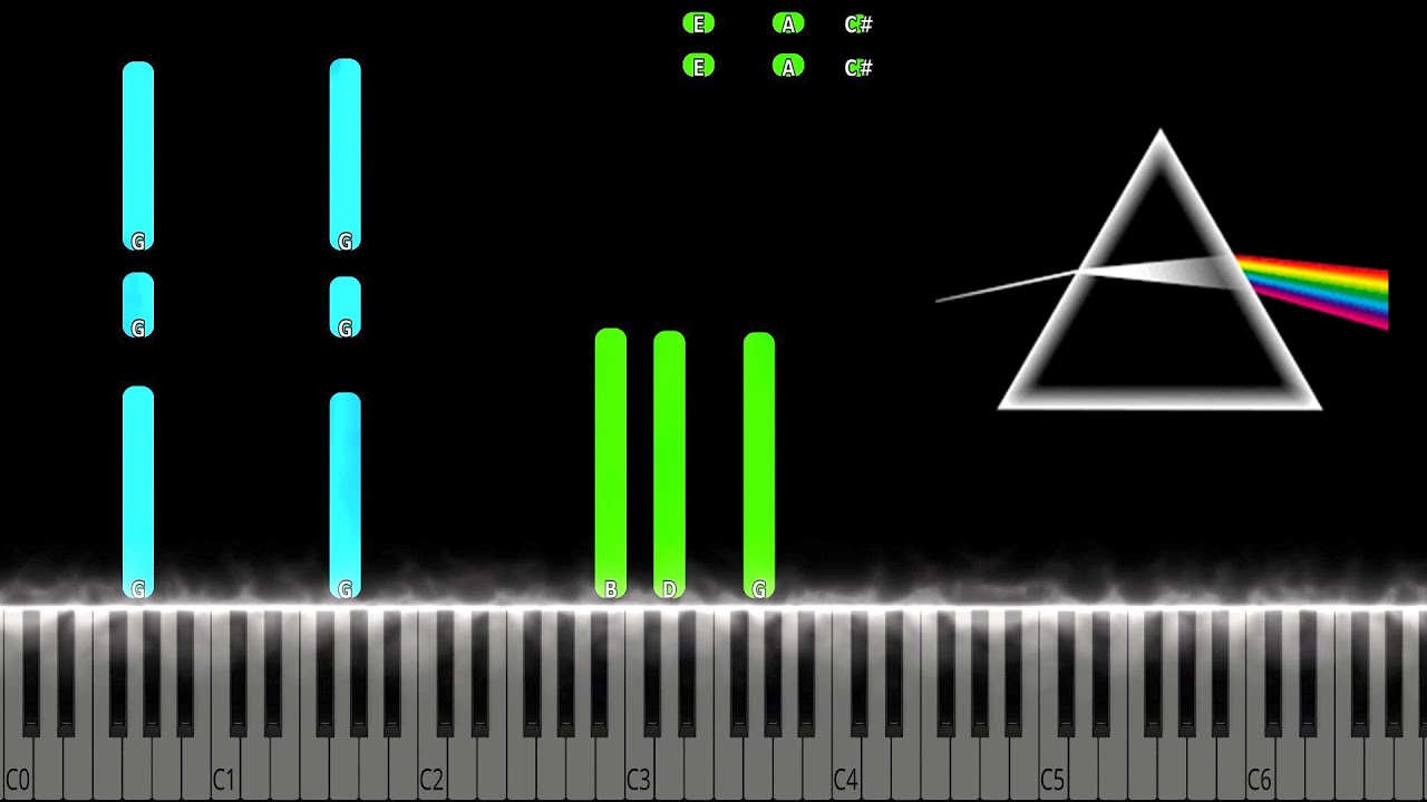 Pink Floyd - Learning To Fly Piano Tutorial