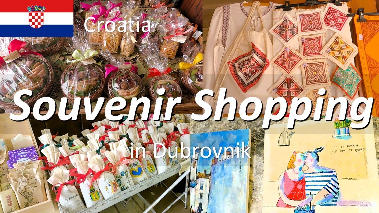 【Dubrovnik Souvenir Shopping】🇭🇷What to buy from Dubrovnik? / This is the place to buy souvenirs!