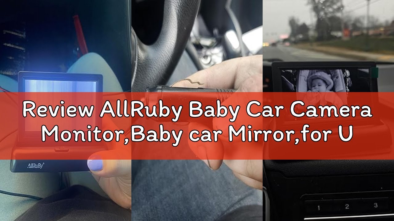 Review AllRuby Baby Car Camera Monitor,Baby car Mirror,for USB/USBC/CigaretteLighter Ports, View Inf