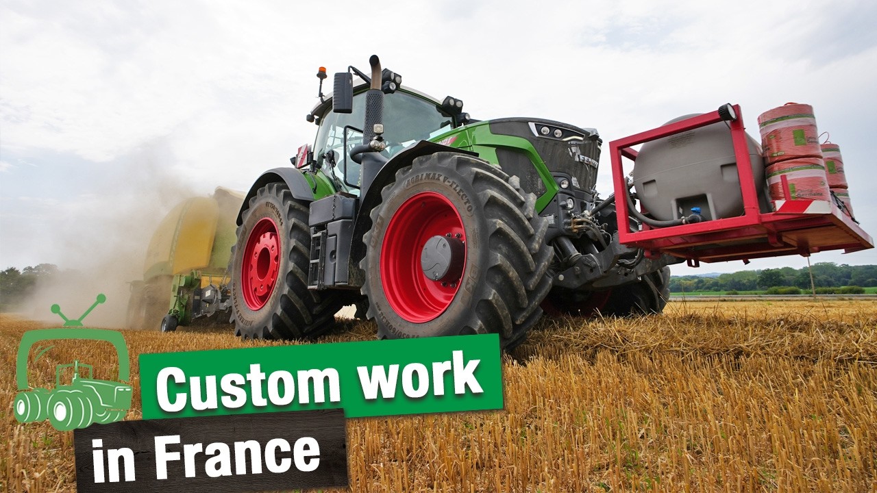 Custom farming: ETA JAN France | Grain Harvest | Fendt Tractors and New Holland combines | Part 4