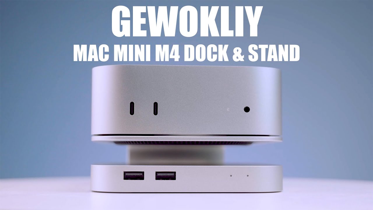 This Dock Fixes the Mac Mini M4’s Biggest Problem | GEWOKLIY Stand & Dock Review