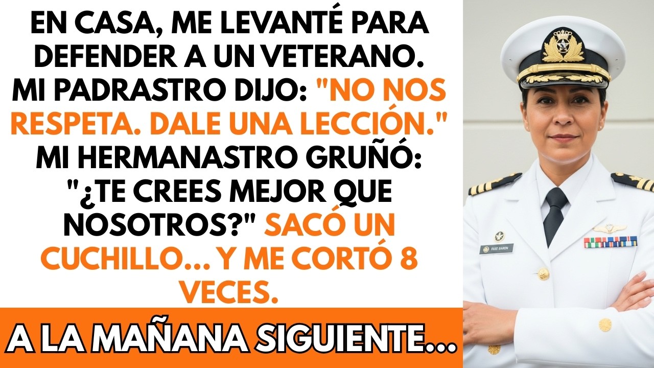 Mi Hermanastro Me Apuñaló 8 Veces Defendiendo A Un Veterano, Al Amanecer La Justicia Llegó Por Fin…
