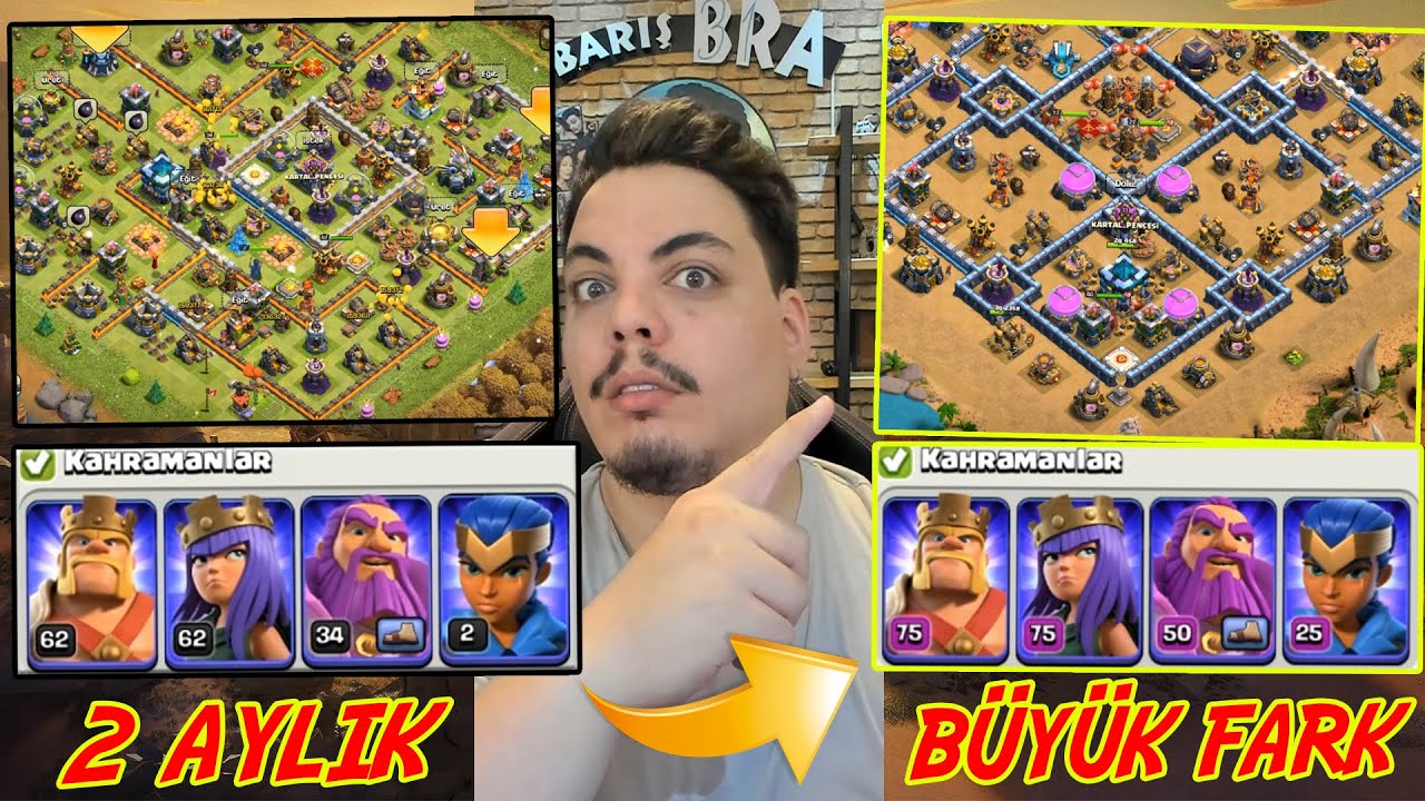 NASIL BU KADAR HIZLI GELİŞTİM - KLAN SAVAŞI LİGİ ESKİ PAZARLAR #10 Clash of Clans