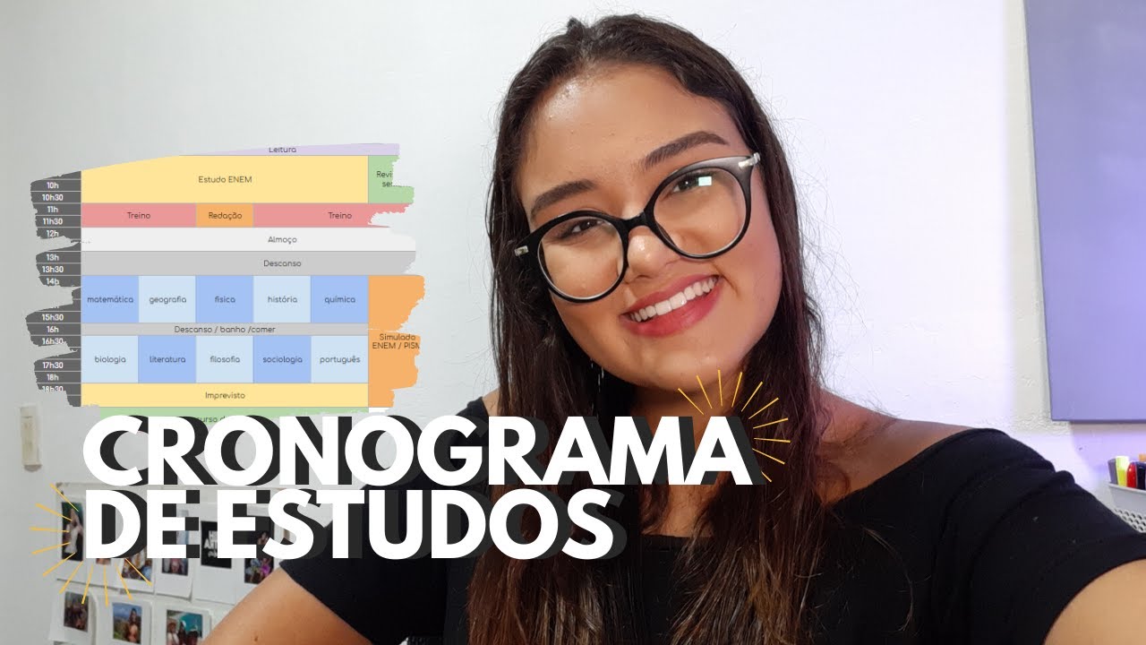 Como montar um cronograma de estudos!!