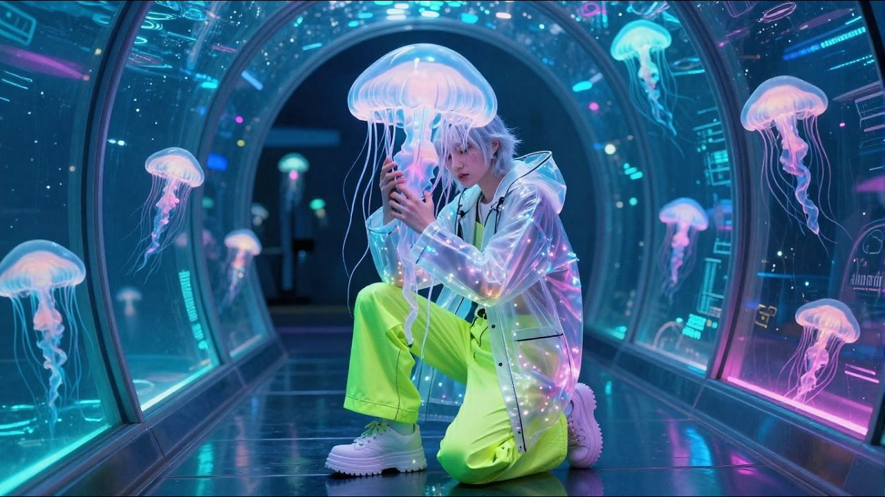 AI Music Video – Friends of the Wild | Surreal Neon Animal Hugs | Dream Art AI I 4K