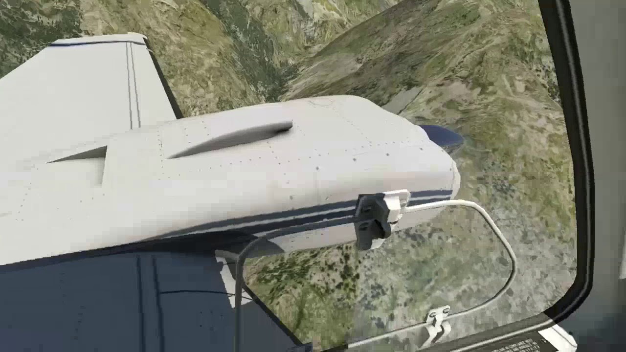 Beechcraft Baron X-Plane 11.20 Beta VR Lukla flight