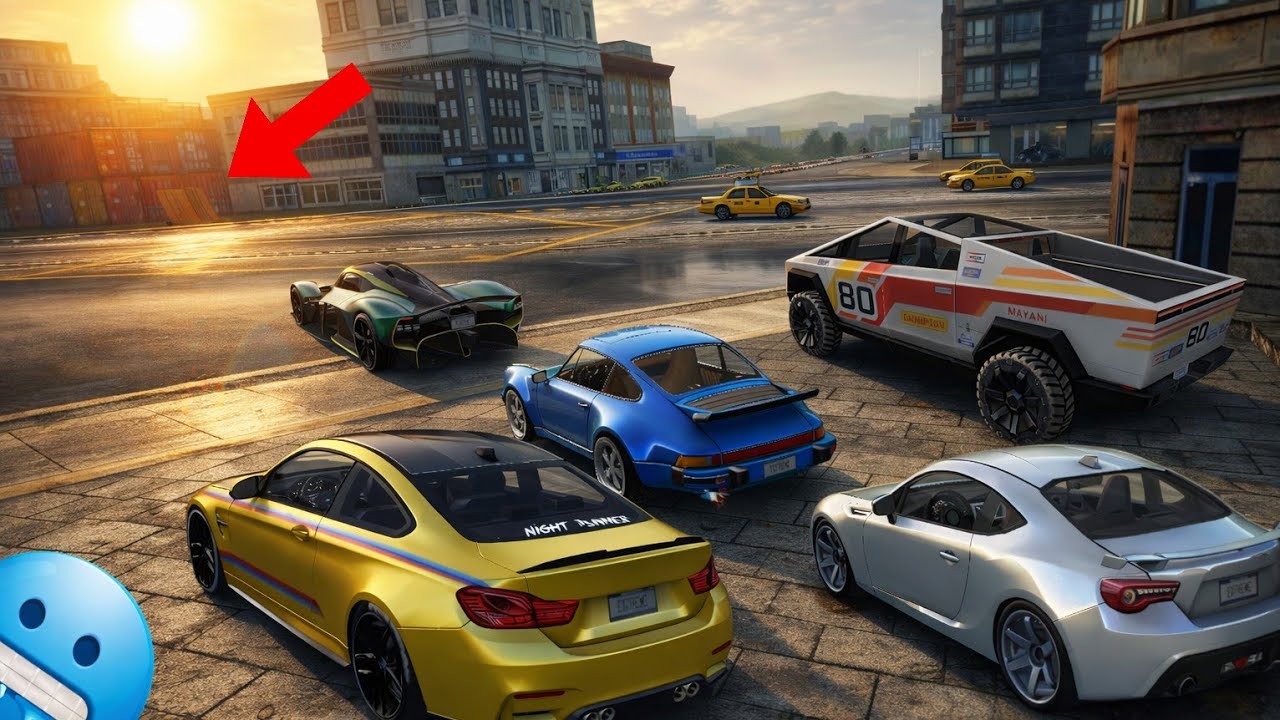 which car stunts over the city ramp ✈ Extreme Car Driving Simulator