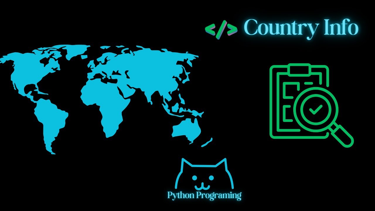 country info using python || easily get information