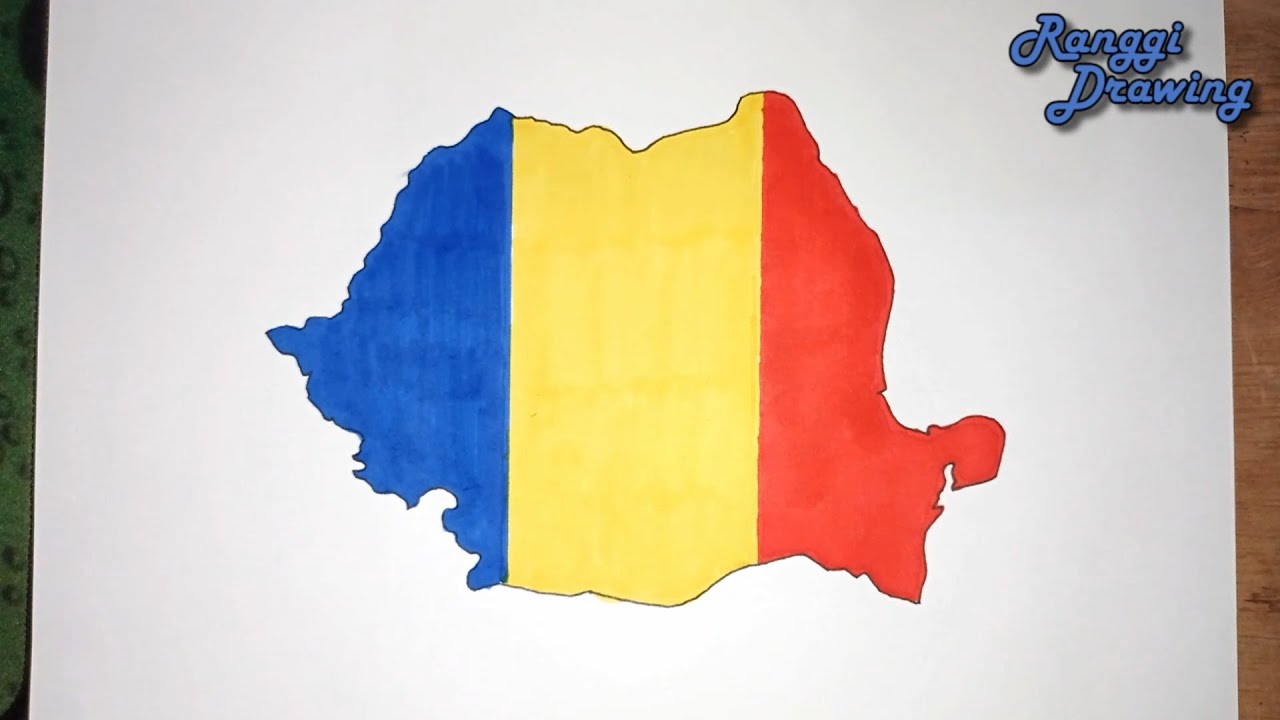 How to Draw Map of Romania