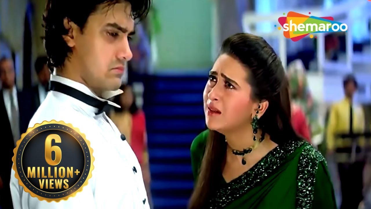 तुम्हारी इतनी हिम्मत की तुमने मेरे पापा पर हाथ उठाया दफा हो जाओ यहा से | Raja Hindustani - Sad Scene