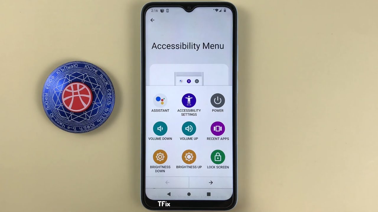 How to turn off the 1-touch screen on Xiaomi Redmi A1 Android 12