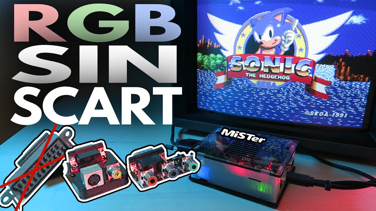 Como conectar MiSTer FPGA a una pantalla TV CRT