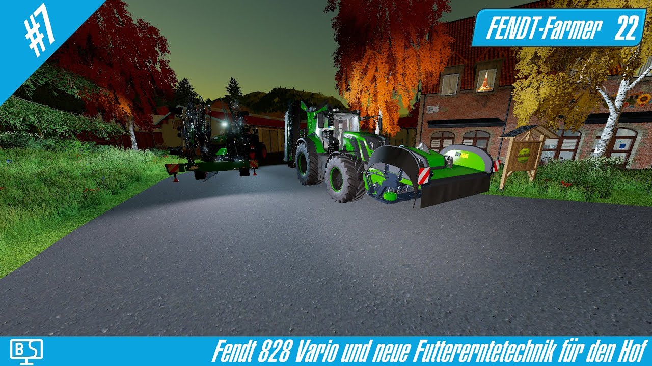 Fendt-Farmer #7 | Fendt 828 Vario und neue Futtererntetechnik f&uuml;r den Hof | Landwirtschafts Simul...