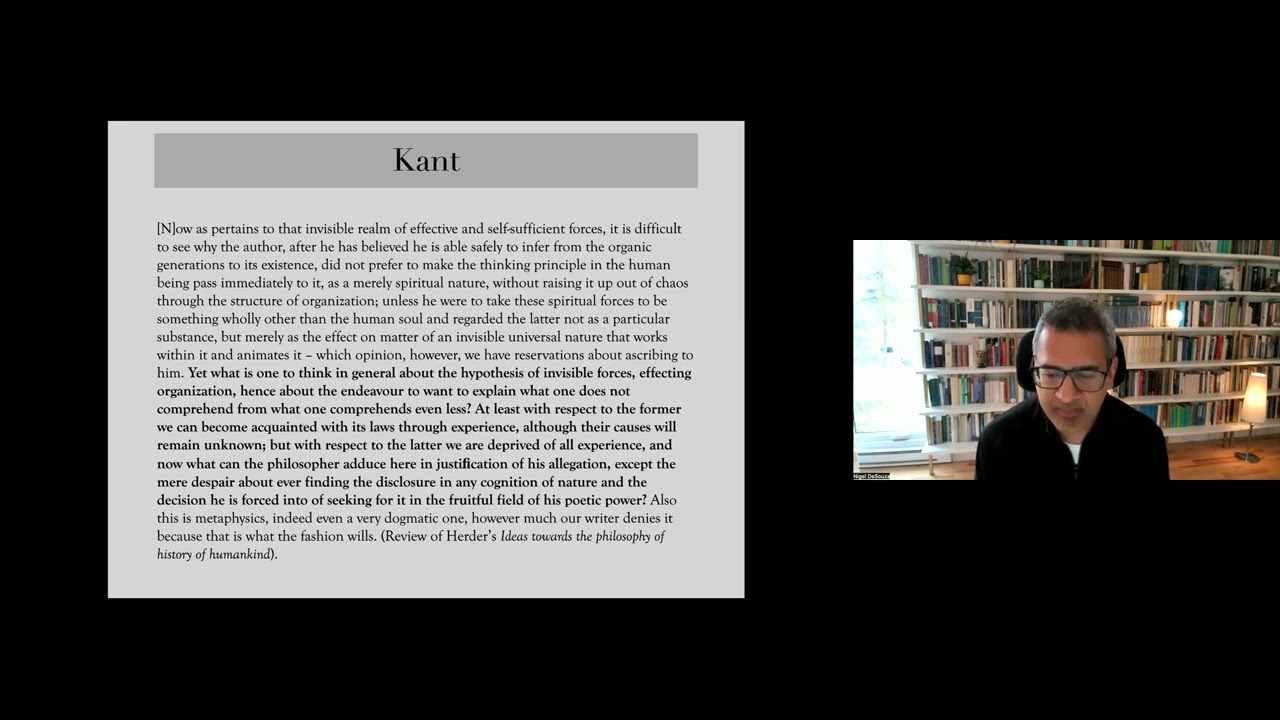 Leuven Seminar 54th Session - Rachel Zuckert and Nigel de Souza on Kant and Herder