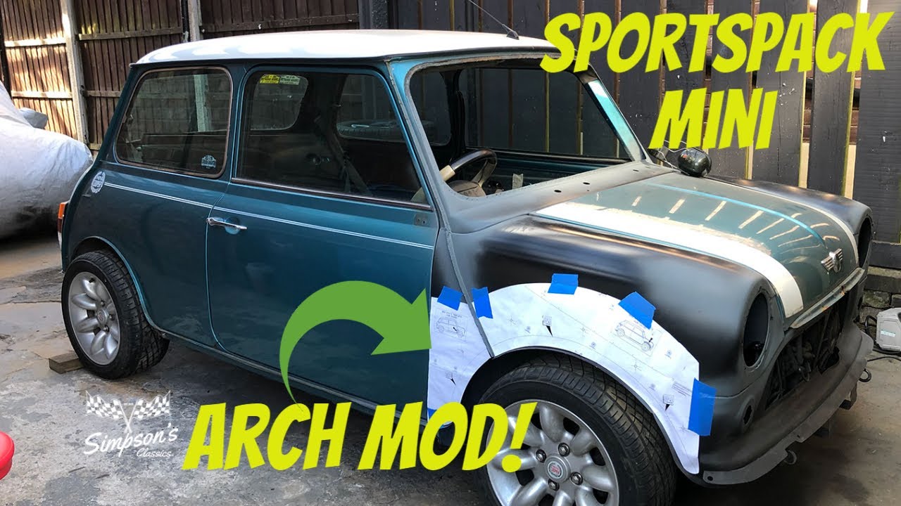 Classic Mini Sportspack Arch Mod - Front End Completely Finished!