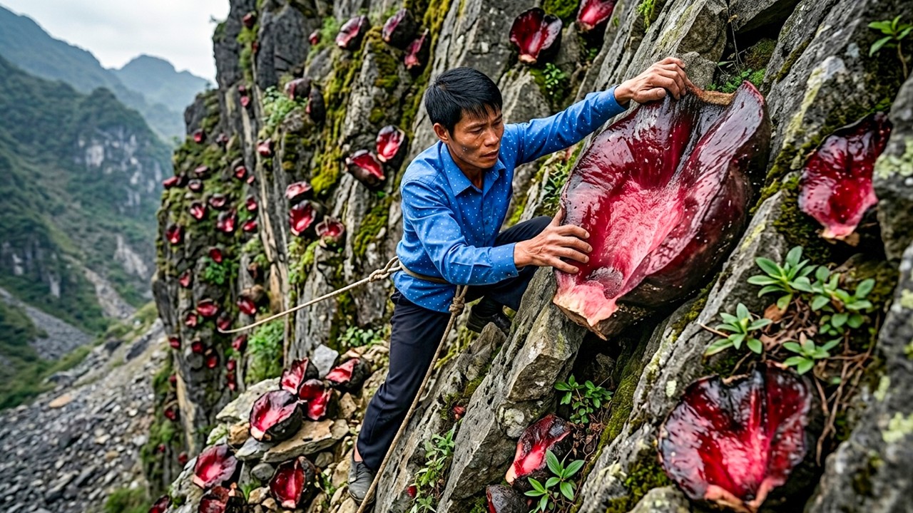 Harvesting 1000+KG Horseshoe tubers From Nature Goes To The Market Sell | Fresh Narture Harvest