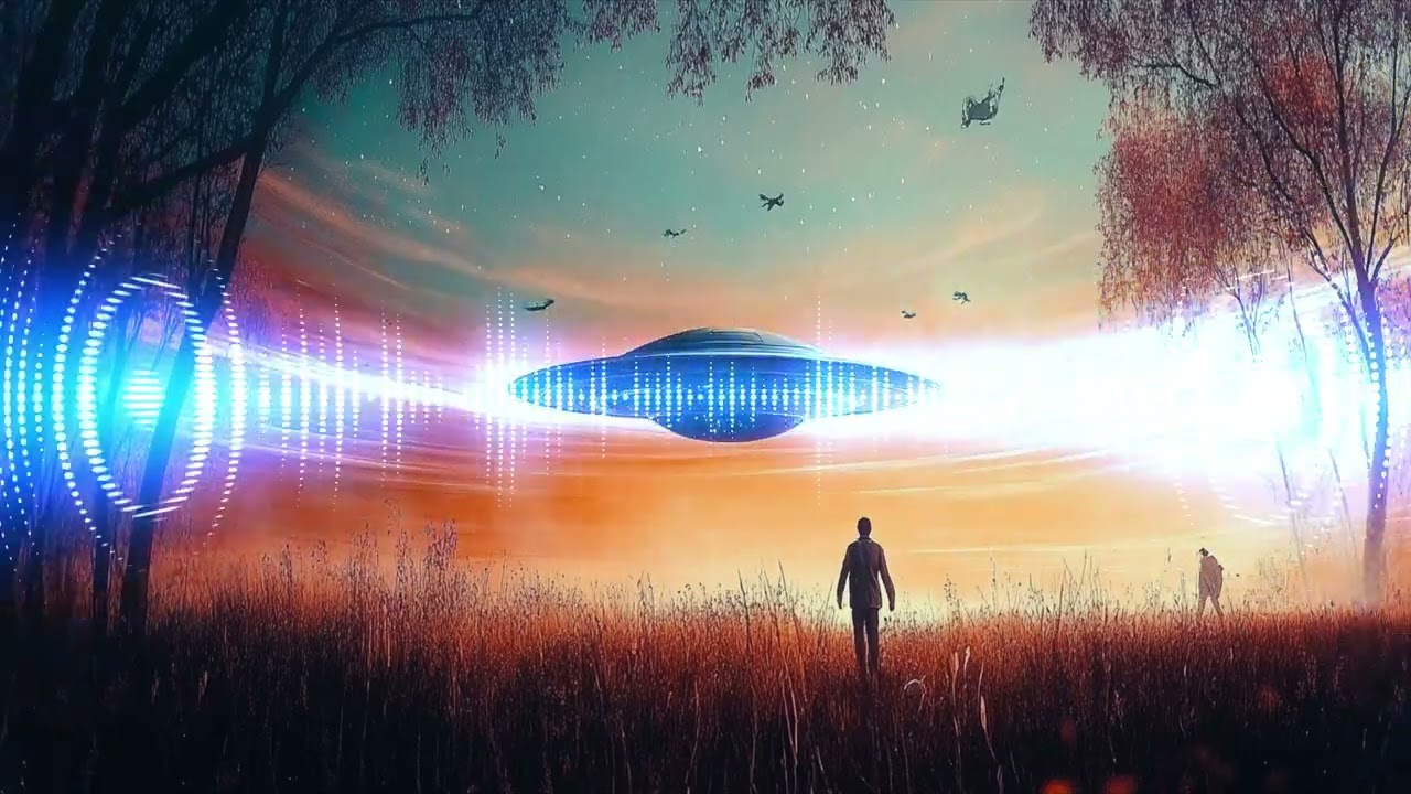 AI Prog - Veils of Stardust - Official Audio Visualizer [Progressive Rock | UFO Conspiracy]
