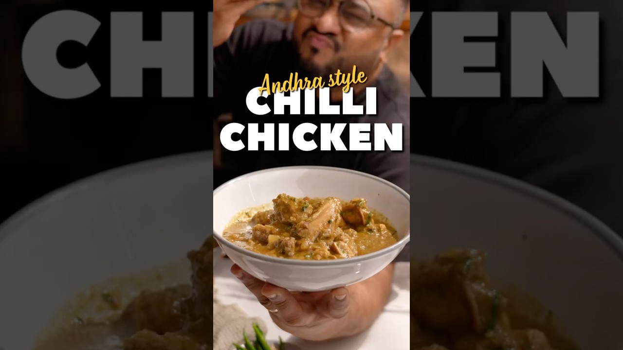 Quick & Easy Andhra Style Chilli Chicken Recipe ❤️ #easyrecipes #shorts #foodie