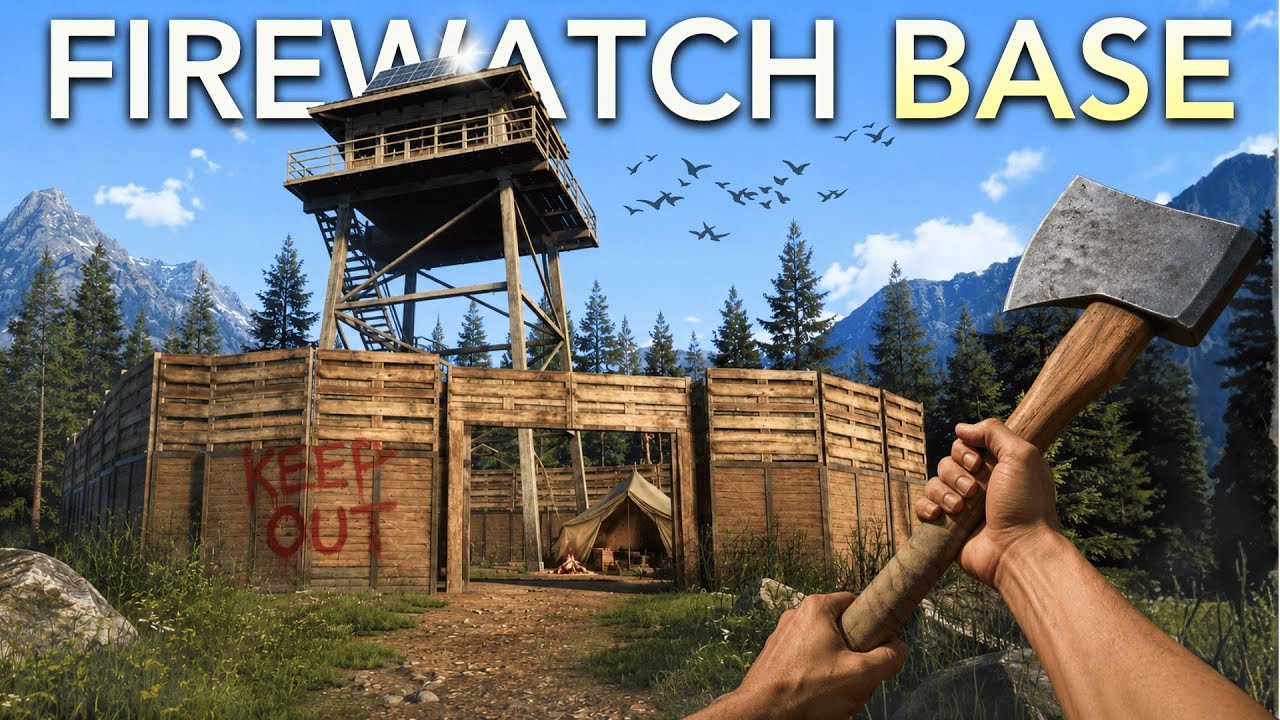 I Turned a Firewatch Tower into a Zombie-Proof Survival Base! | VEIN