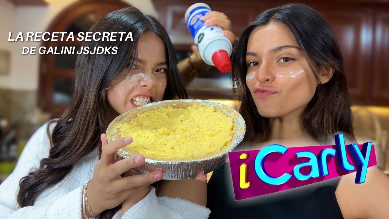 cocinando el pay de coco de ICarly