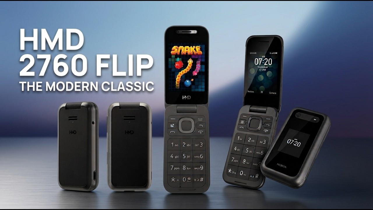 HMD 2760 Flip выходит скоро: полноценный Android 13 Go и Play Store в телефоне-раскладушке!