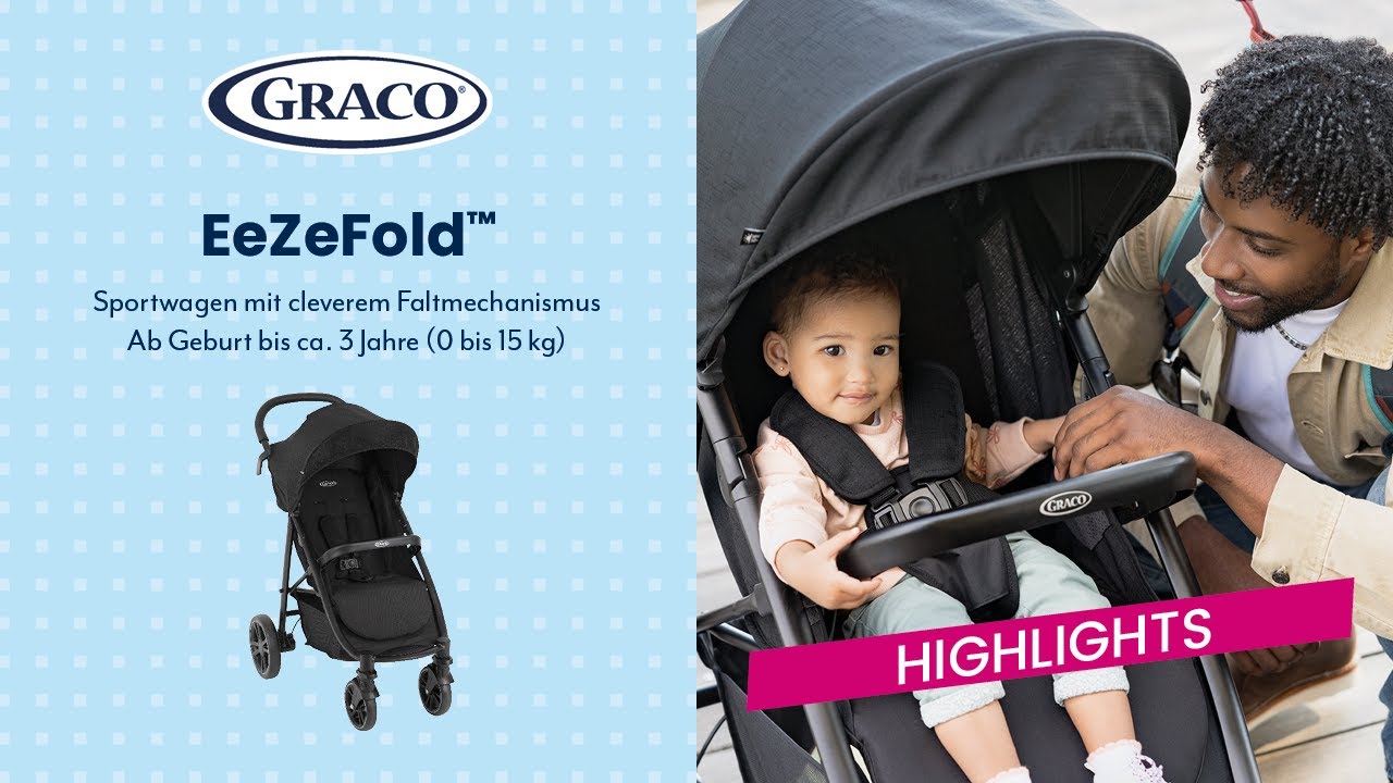 Graco EeZeFold&trade;  | Euer Sportwagen mit cleverem Faltmechanismus