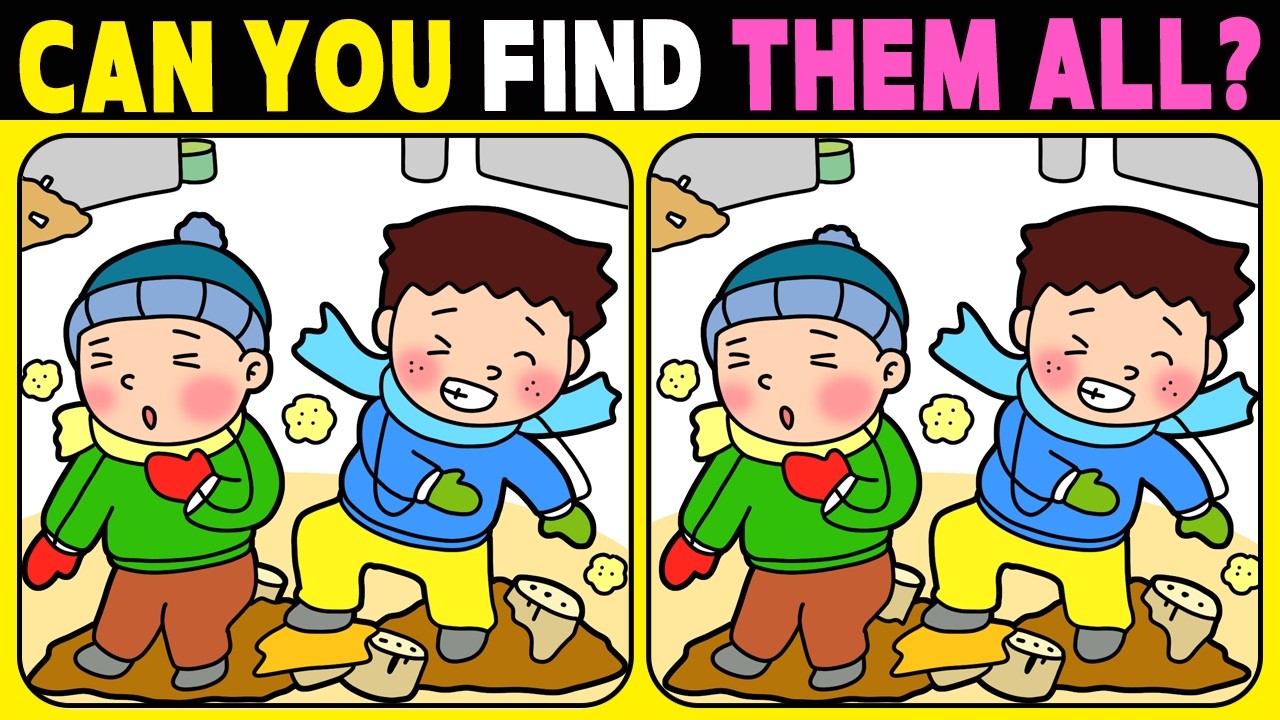 【Spot the difference】Can you find it? Only genius find the difference. No.1284