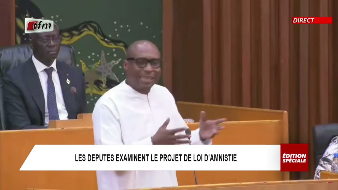 Vote du projet de loi d'amnistie en plénière - Barthélémy  Dias 