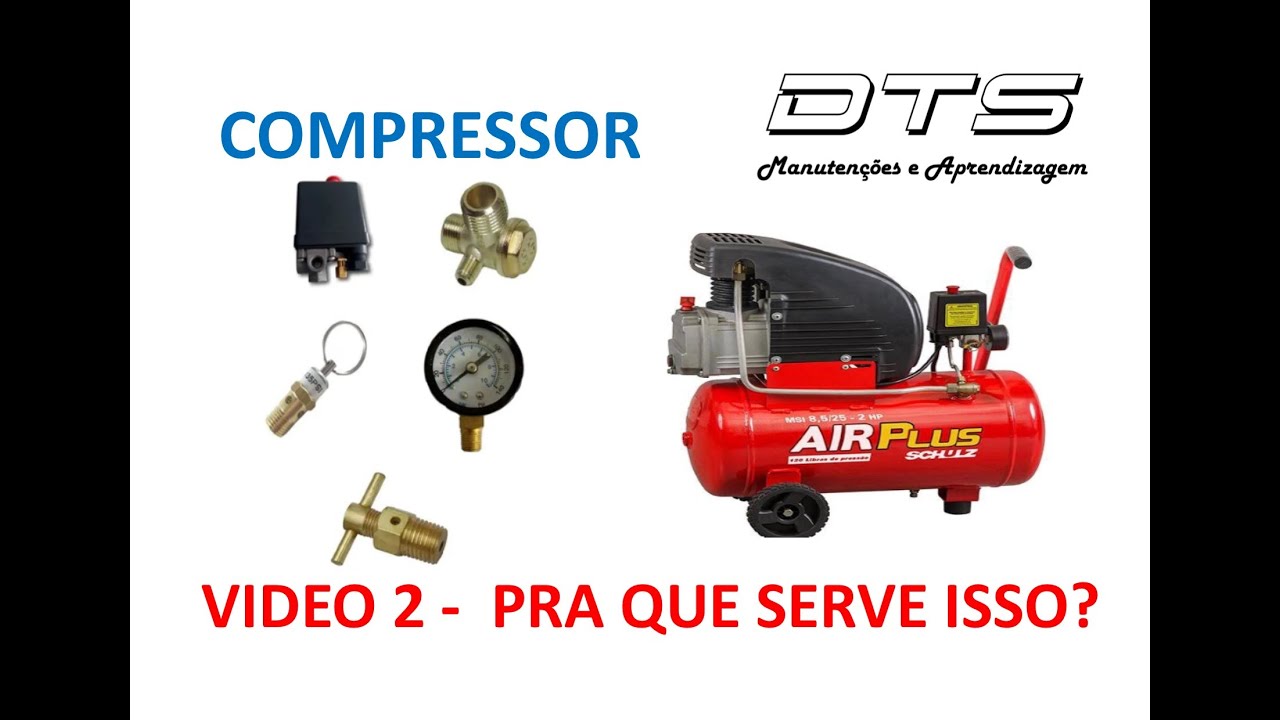 DTS - Compressor SCHULZ CSA 8,5/25 - Vídeo 2 - Pra que serve isso?