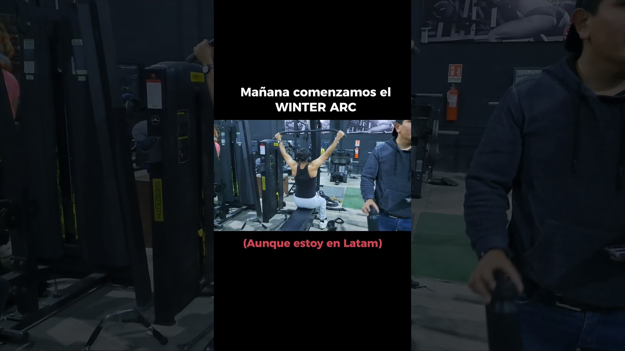 Mañana comenzamos el reto WINTER ARC, aunque este en latam 