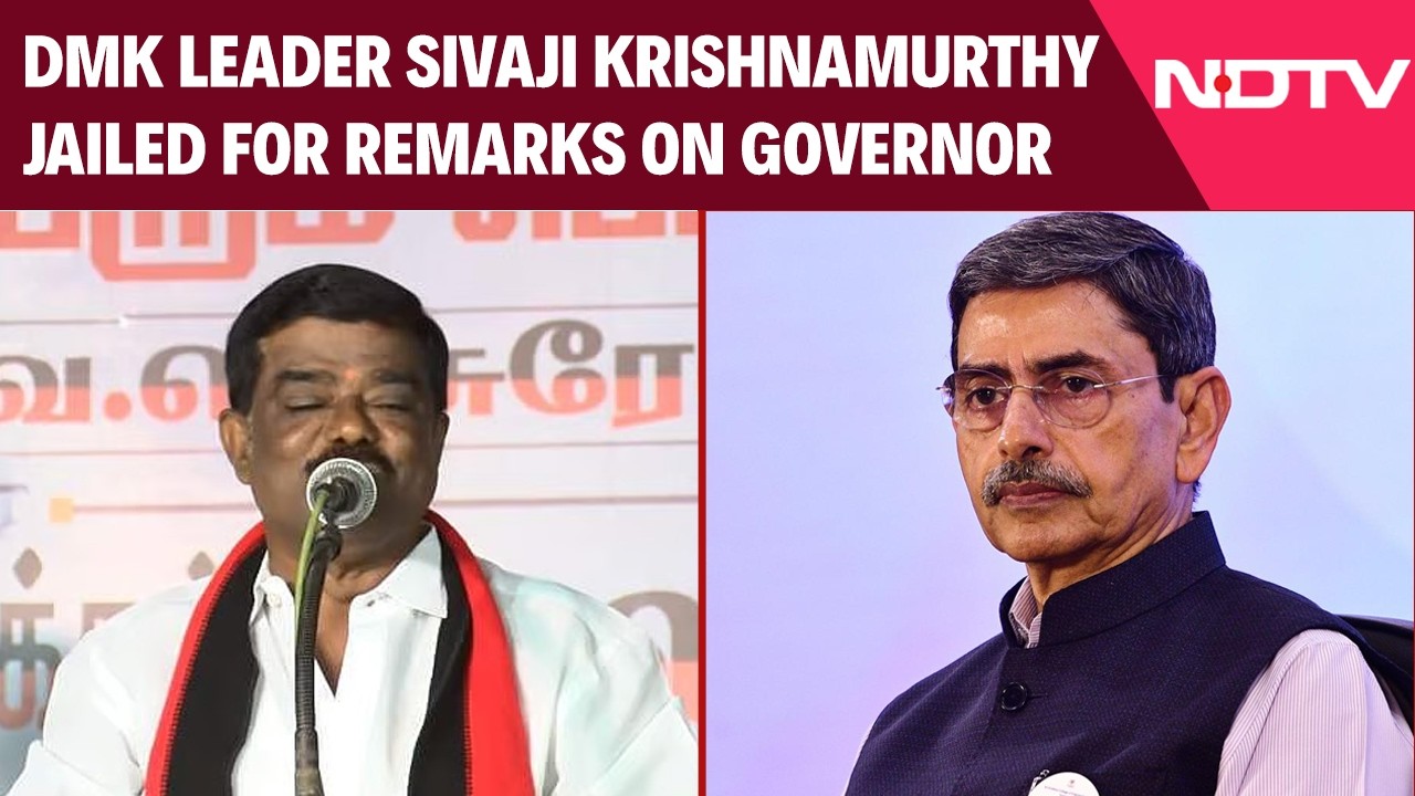 Tamil Nadu News | 3 Years In Jail for DMK Leader Sivaji Krishnamurthy Over Remarks On Governor Ravi