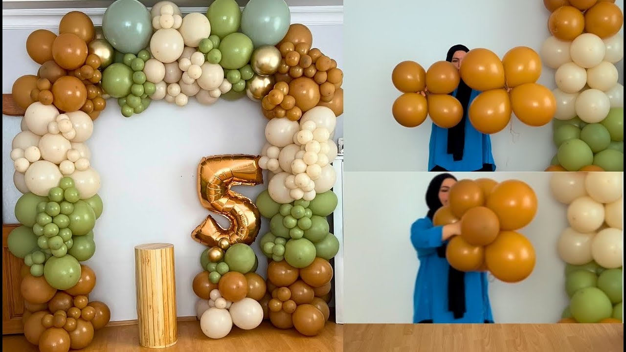 Evde Kolay Balon Zinciri Nasıl Yapılır ? #balonzinciri