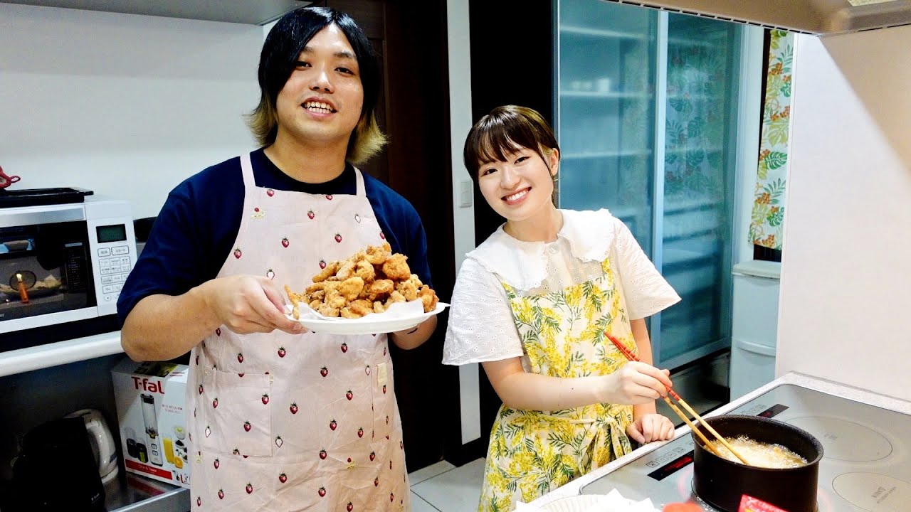 はるあんさんに唐揚げの作り方教えてもらったよ