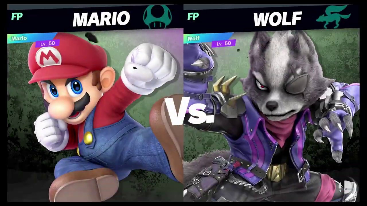 Super Smash Bros Ultimate Amiibo Fights   Request #1783 Mario vs Wolf