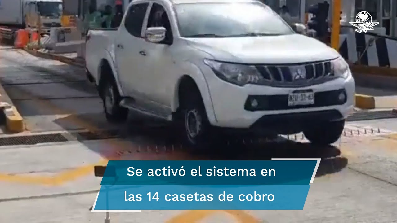 Colocan ponchallantas en todas las casetas del Circuito Exterior Mexiquense