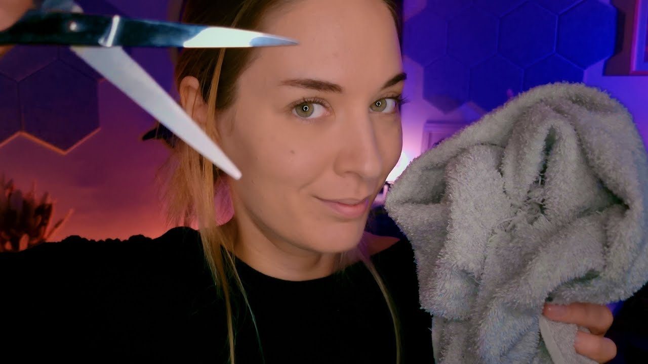 The Most Relaxing ASMR Haircut Of Your Life 💇 | Scissors Sounds, Shampoo & Gentle Care