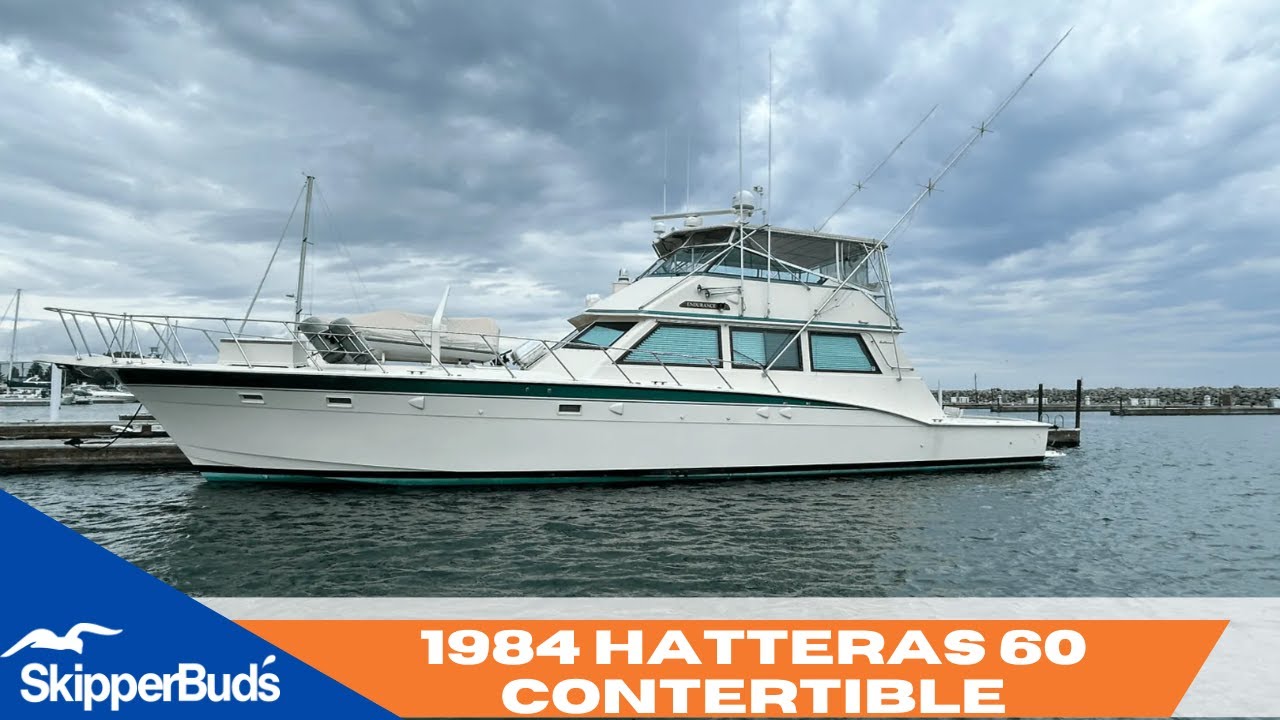 Яхта-трансформер Hatteras 60 1984 года, прогулочный шкипер Bud's